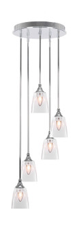 Empire Five Light Pendalier in Chrome (200|2145-CH-461)