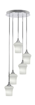 Empire Five Light Pendalier in Chrome (200|2145-CH-681)