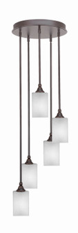 Empire Five Light Pendalier in Dark Granite (200|2145-DG-531)