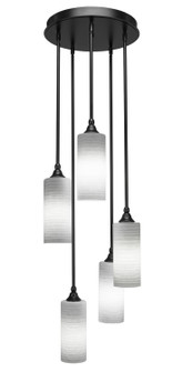 Empire Five Light Cluster Pendalier in Matte Black (200|2145-MB-4091)