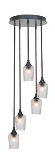 Empire Five Light Pendalier in Matte Black (200|2145-MB-4250)