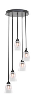 Empire Five Light Pendalier in Matte Black (200|2145-MB-461)