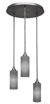 Empire Three Light Cluster Pendalier in Brushed Nickel (200|2183-BN-4092)