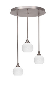 Empire Three Light Pendalier in Brushed Nickel (200|2183-BN-4101)