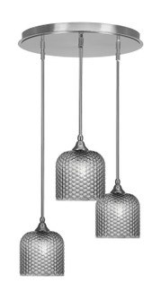 Empire Three Light Pendalier in Brushed Nickel (200|2183-BN-4912)