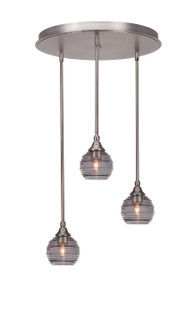 Empire Three Light Pendalier in Brushed Nickel (200|2183-BN-5112)