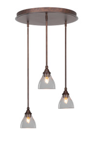 Empire Three Light Pendalier in Bronze (200|2183-BRZ-4760)