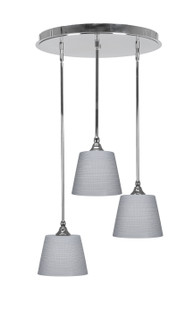 Empire Three Light Pendalier in Chrome (200|2183-CH-4082)