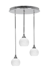 Empire Three Light Pendalier in Chrome (200|2183-CH-4101)