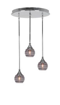 Empire Three Light Pendalier in Chrome (200|2183-CH-5112)