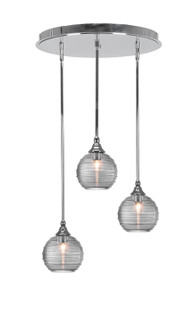 Empire Three Light Pendalier in Chrome (200|2183-CH-5122)