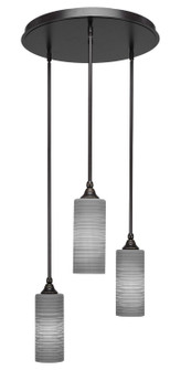 Empire Three Light Cluster Pendalier in Dark Granite (200|2183-DG-4092)