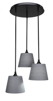 Empire Three Light Pendalier in Matte Black (200|2183-MB-4082)