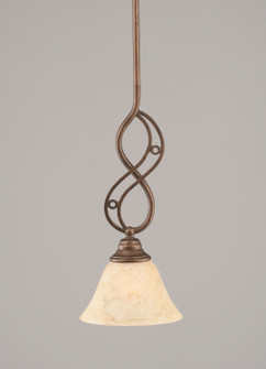 Jazz One Light Mini Pendant in Bronze (200|232-BRZ-508)