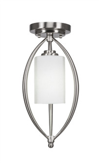 Marquise One Light Semi-Flush Mount in Brushed Nickel (200|2417-BN-310)