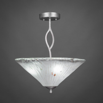 Revo Three Light Semi-Flush in Aged Silver (200|242-AS-711)