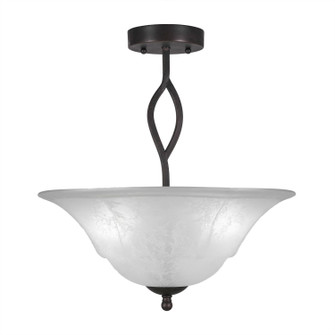 Revo Three Light Semi-Flush Mount in Dark Granite (200|242-DG-53615)