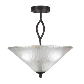 Revo Three Light Semi-Flush Mount in Dark Granite (200|242-DG-711)