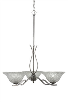 Revo Three Light Chandelier in Aged Silver (200|243-AS-431)