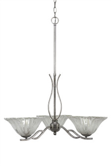 Revo Three Light Chandelier in Aged Silver (200|243-AS-7193)