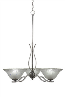 Revo Three Light Chandelier in Aged Silver (200|243-AS-731)