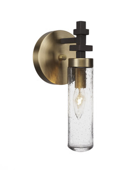 Salinda One Light Wall Sconce in Espresso & Brass (200|2511-ESBR-600)