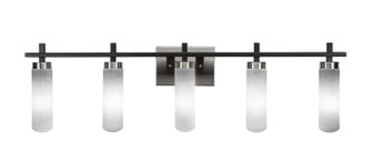 Salinda Five Light Bath Bar in Matte Black & Brushed Nickel (200|2515-MBBN-601)