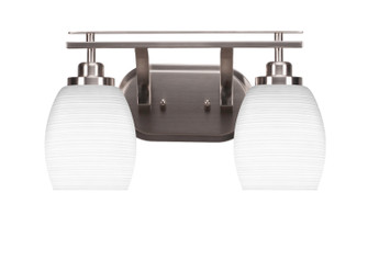 Odyssey Two Light Bathroom in Brushed Nickel (200|2612-BN-4021)