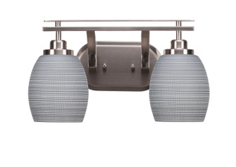 Odyssey Two Light Bathroom in Brushed Nickel (200|2612-BN-4022)