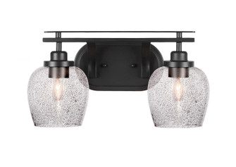 Odyssey Two Light Bathroom in Matte Black (200|2612-MB-4812)