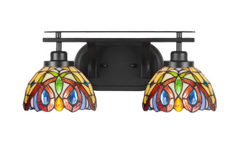 Odyssey Two Light Bath Bar in Matte Black (200|2612-MB-9445)