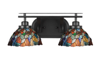Odyssey Two Light Bath Bar in Matte Black (200|2612-MB-9955)