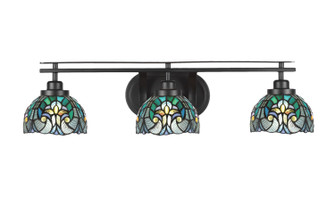 Odyssey Three Light Bath Bar in Matte Black (200|2613-MB-9925)