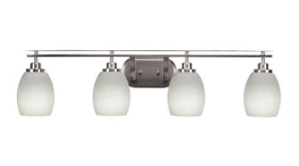 Odyssey Four Light Bath Bar in Brushed Nickel (200|2614-BN-615)