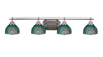 Odyssey Four Light Bath Bar in Brushed Nickel (200|2614-BN-9925)
