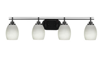 Odyssey Four Light Bath Bar in Matte Black (200|2614-MB-615)
