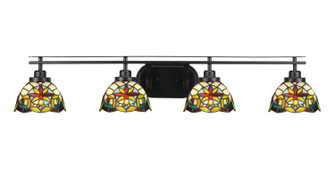 Odyssey Four Light Bath Bar in Matte Black (200|2614-MB-9365)