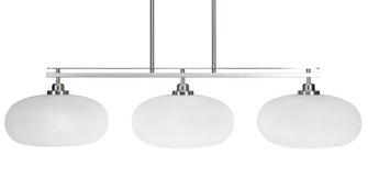 Odyssey Three Light Island Pendant in Brushed Nickel (200|2636-BN-216)