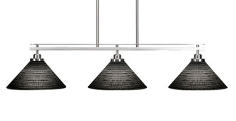 Odyssey Three Light Island Pendant in Brushed Nickel (200|2636-BN-4009)