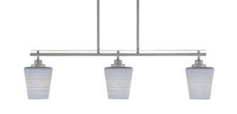 Odyssey Three Light Island Pendant in Brushed Nickel (200|2636-BN-4032)