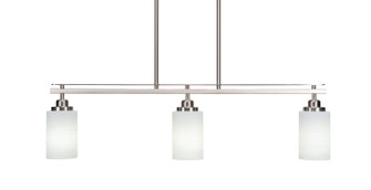 Odyssey Three Light Island Pendant in Brushed Nickel (200|2636-BN-4061)