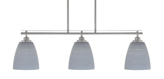 Odyssey Three Light Island Pendant in Brushed Nickel (200|2636-BN-4072)