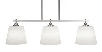 Odyssey Three Light Island Pendant in Brushed Nickel (200|2636-BN-4081)
