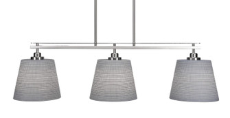 Odyssey Three Light Island Pendant in Brushed Nickel (200|2636-BN-4082)