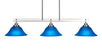 Odyssey Three Light Island Pendant in Brushed Nickel (200|2636-BN-435)