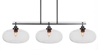Odyssey Three Light Island Pendant in Matte Black (200|2636-MB-206)