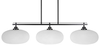 Odyssey Three Light Island Pendant in Matte Black (200|2636-MB-216)