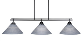 Odyssey Three Light Island Pendant in Matte Black (200|2636-MB-4002)