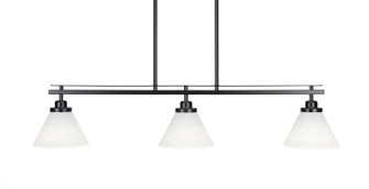 Odyssey Three Light Island Pendant in Matte Black (200|2636-MB-4051)