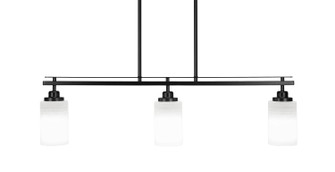 Odyssey Three Light Island Pendant in Matte Black (200|2636-MB-4061)